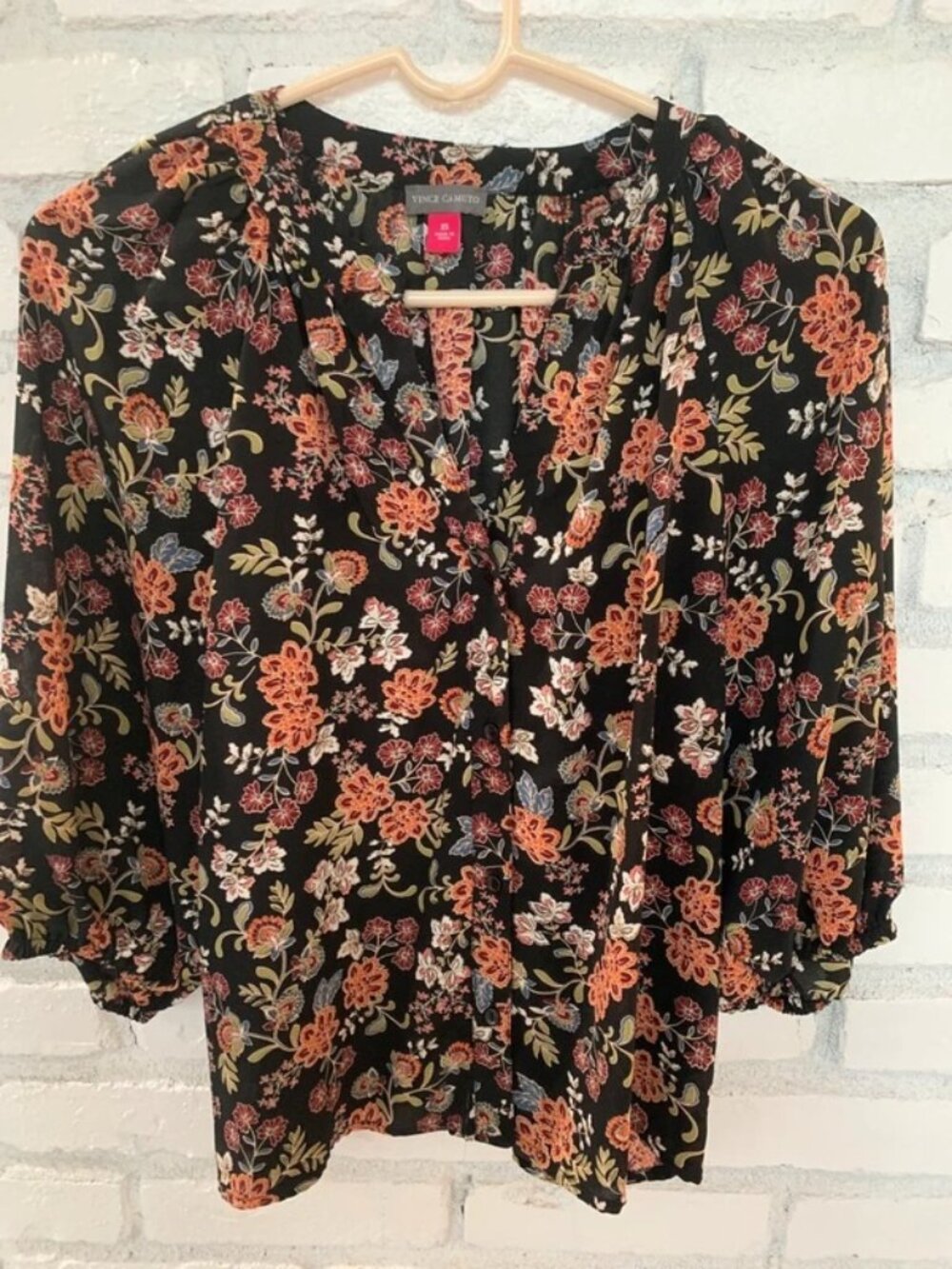 Vince Camuto Floral Button-Up Shirt
